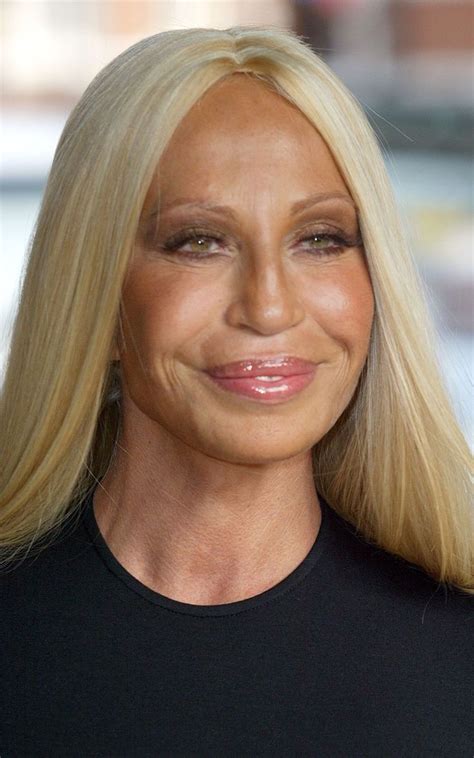 donatella versace hair color|donatella versace blonde.